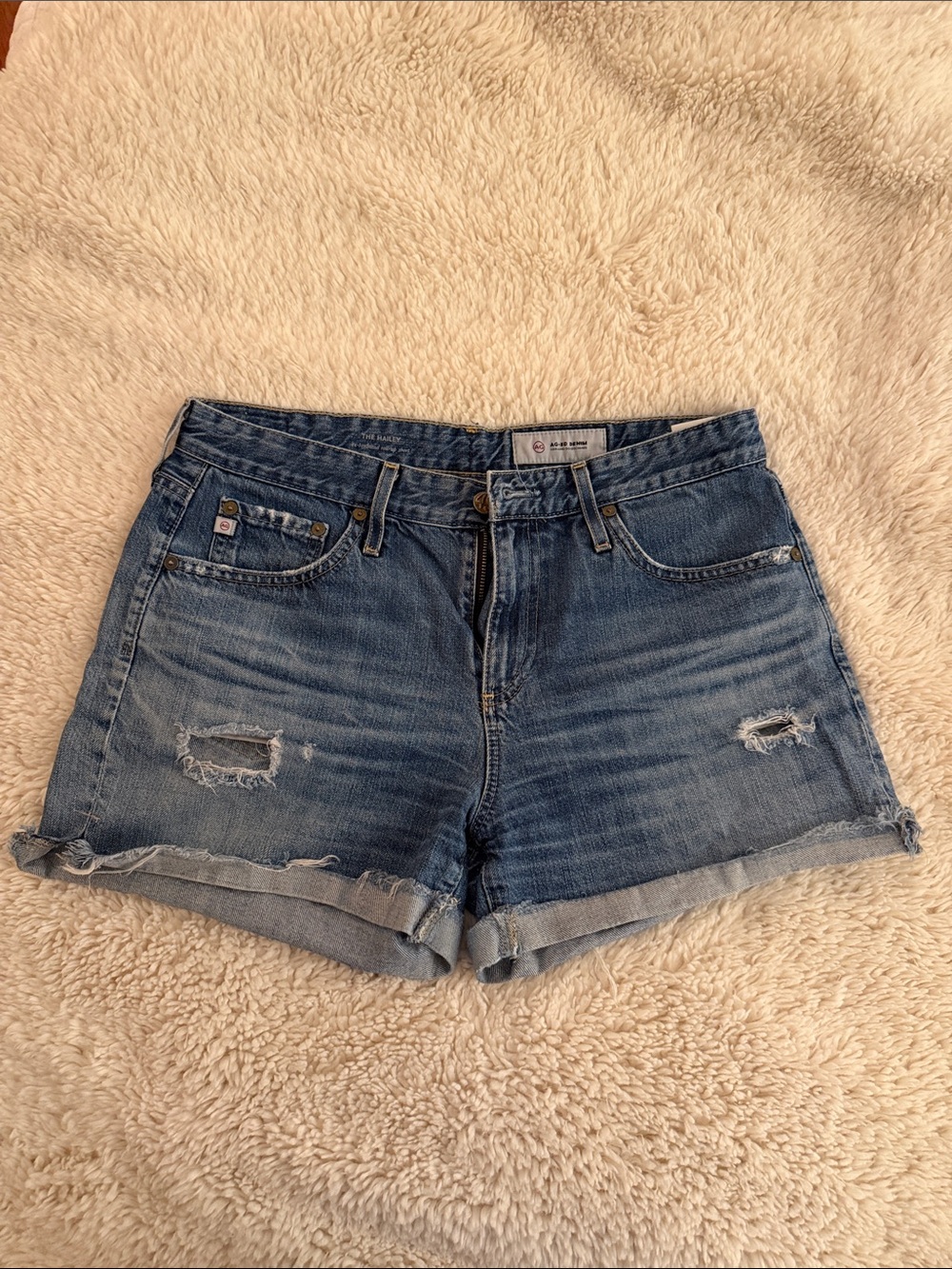 Denim shorts